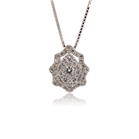 Halskette PG Gioielli Dame in Weißgold Diamante 0.39 Ct CIOLUCEG/2 - CIOLUCEG/2